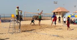 قهرمانی برازجان ها در والیبال ساحلی استان