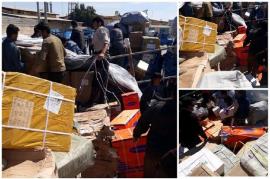 کشف محموله بزرگ موبایل و کولر قاچاق در ساحل استان