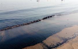 آلودگی نفتی در جزیره خارگ پاکسازی شد
