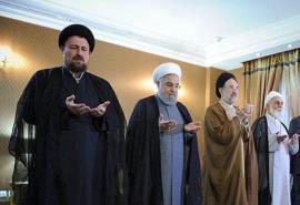 دیدار رئیس دولت اصلاحات، علی‌اکبر ناطق نوری، حسن روحانی و سید حسن خمینی