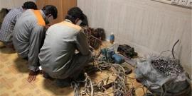 سرقت گسترده کابل‌های مخابراتی در شبانکاره