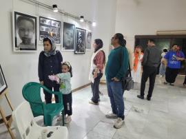 نمایشگاه گروهی هنرجویان هنرهای تجسمی در فرهنگسرای امیری برگزار شد +عکس