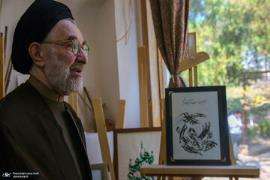 سید محمد خاتمی از پیرمرد یزدی هوادار خود عیادت کرد 