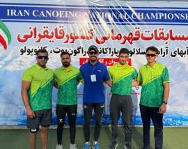 درخشش تیم بوشهر در مسابقات قایقرانی کشور 