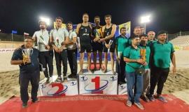 قهرمانی  بوشهر در مسابقات والیبال ساحلی بنادر کشور 