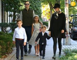  تصاویر/گردش خانوادگی ایوانکا ترامپ به همراه همسر و فرزندانش
