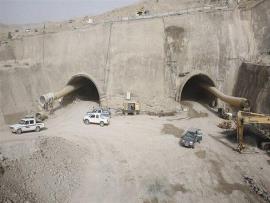 تونل‌های انحراف آب سد دالکی دشتستان افتتاح شد
