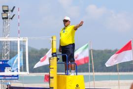 قضاوت داور بوشهری در مسابقات تور آزاد والیبال ساحلی آسیایی تایلند
