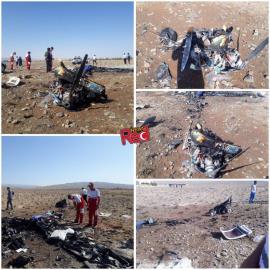 2 کشته در سقوط هواپیمای آموزشی در ایوانکی سمنان+عکس