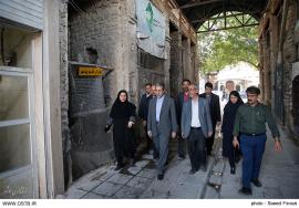 بازدید استاندار و شهردار بوشهر از بافت تاریخی +تصویر