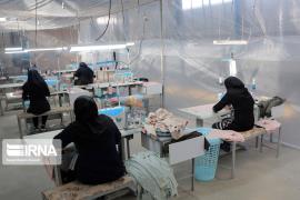 بازارچه خاتون بوشهر محل تولید اقلام پیشگیری از کرونا شد