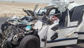 تصادف مرگبار در محور کنگان - دشتی:  ۴ عضو یک خانواده جان باختند