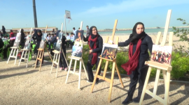 برگزاری نمایشگاه عکس ریحانه به مناسبت ایام اربعین حسینی +عکس