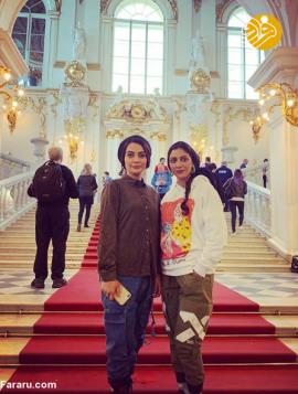 دو خواهر مشهور ایرانی تصاویری از گشت و گذارشان در روسیه منتشر کردند