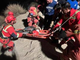 نجات معجزه‌آسای جوان ۱۸ ساله بعد از سقوط ۱۸۰ متری+عکس