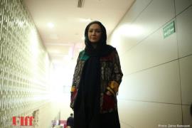 تصاویر/ نیکی کریمی در کاخ جشنواره جهانی فیلم فجر