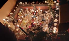 برافروختن شمع دربوشهربه یاد قربانیان سانحه سقوط هواپیمای اوکراینی+عکس