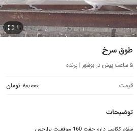 دستگیری متخلف شکار و صید در آبپخش دشتستان ازطریق ردیابی فضای مجازی