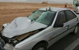 یک کشته و دو مصدوم در سانحه رانندگی در محور خورموج- کاکی