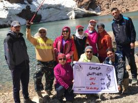 صعود اعضاء باشگاه کوهنوردی بیرمی بوشهر به قله سبلان