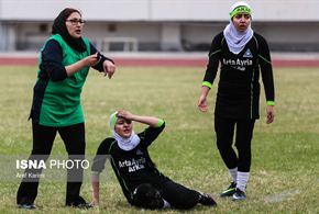عکس/ مسابقات راگبی زنان ایران 