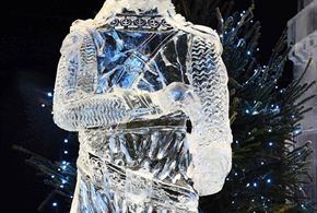 تصاویر/مجسمه های یخی در اسکاتلند