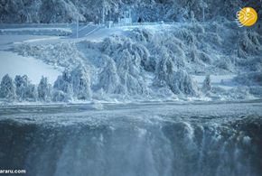 تصاویر/ تصاویر دیدنی از یخ‌زدگی آبشار نیاگارا