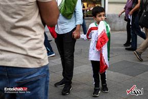 تصاویر/ شور و شوق هواداران تیم ملی فوتبال ایران در روسیه