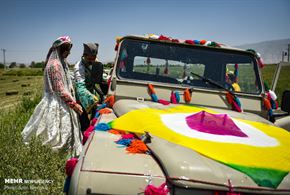 تصاویر/ عروسی سنتی قشقایی در فیروزآباد