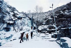 طبیعت زمستانی دریاچه ارومیه	
