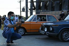 نمایش خودروهای کلاسیک در شیراز