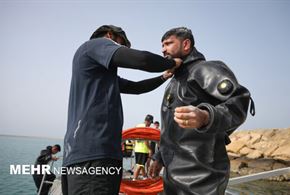 رقابت غواصان بین المللی در آب‌های خلیج فارس