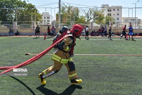 مسابقات عملیاتی ورزشی آتش نشانان بنادر
