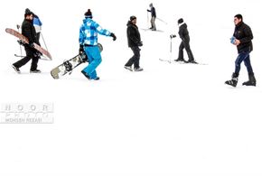 تصاویر/ پیست بین‌المللی اسکی دیزین