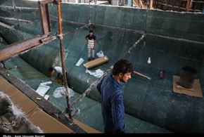 بوشهر/ کارگاه لنج سازی 