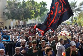 تشییع پیکر شش شهید گمنام در بوشهر