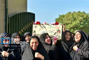 تشییع پیکر شش شهید گمنام در بوشهر