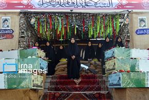 تشییع پیکر شش شهید گمنام در بوشهر